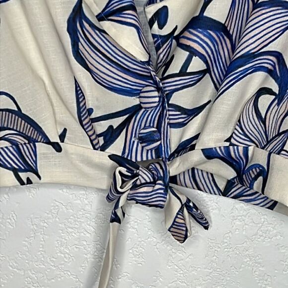 NWT PatBO Stargazer Tie-Front Top Large - Picture 5 of 15